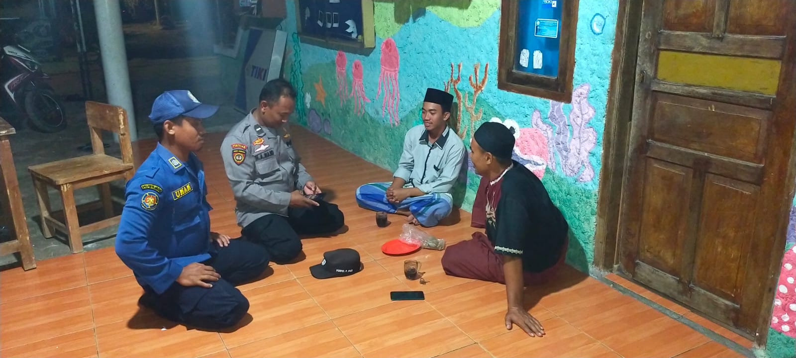 Polsek Kepulauan Seribu Selatan Rutin Menggelar Patroli Malam di Wilayah Pulau Pari