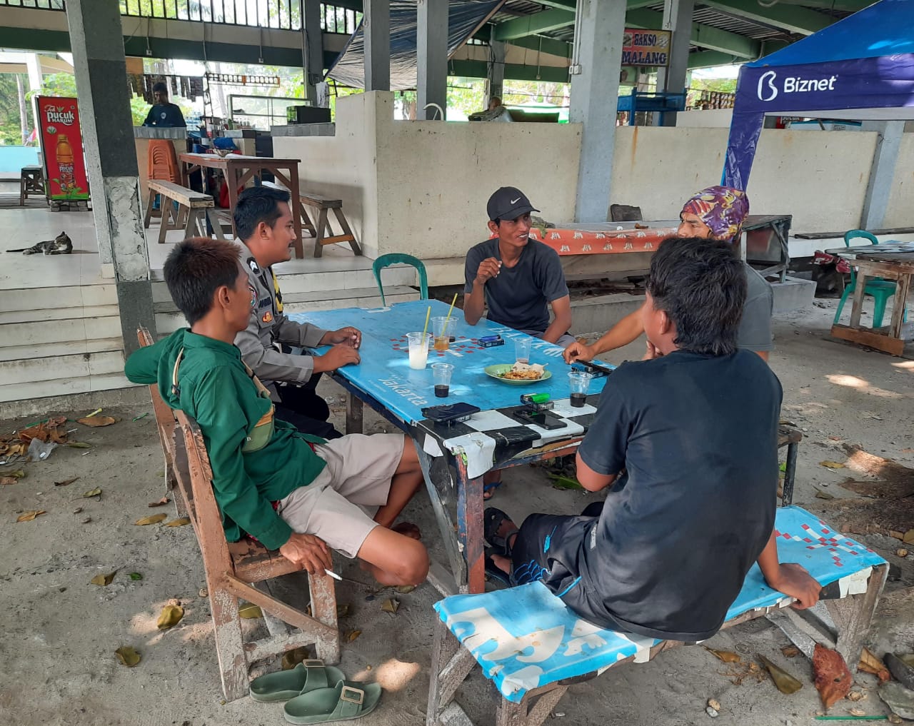 Briptu Andika Fajar Dorong Suksesnya Pemilu 2024 dengan Suasana Damai di Pulau Tidung