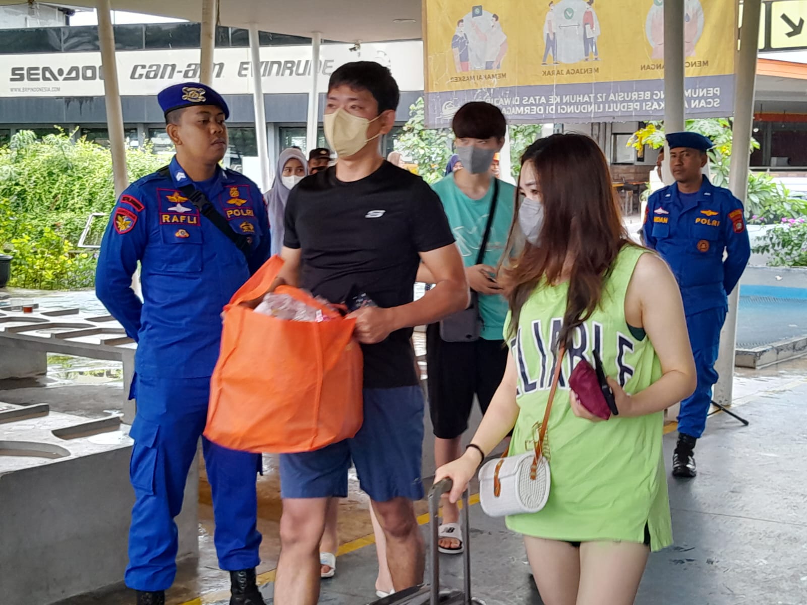 Minggu Pagi, Pengamanan Dermaga Marina Ancol Dilaksanakan oleh Polres Kep. Seribu
