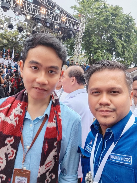 Pendaftaran Calon Presiden Prabowo Subianto dan Calon wakil Presiden Gibran Rakabuming ke KPU. Ketua Umum Pro Raka : Diluar Ekspektasi
