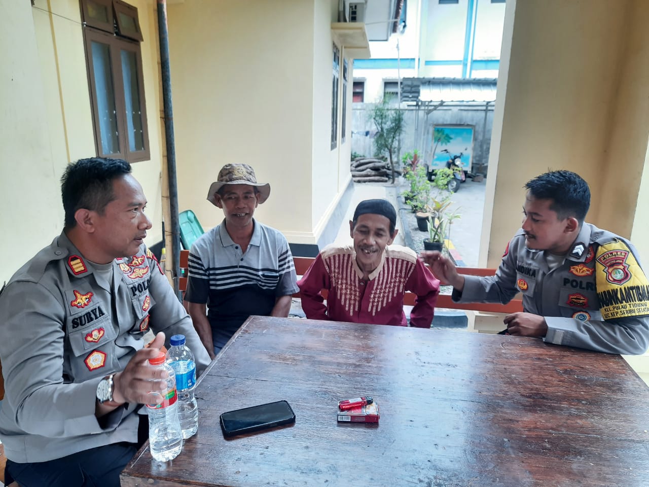Lakukan Sambang, Kapolsek Kepulauan Seribu Selatan Berikan Himbauan Kamtibmas