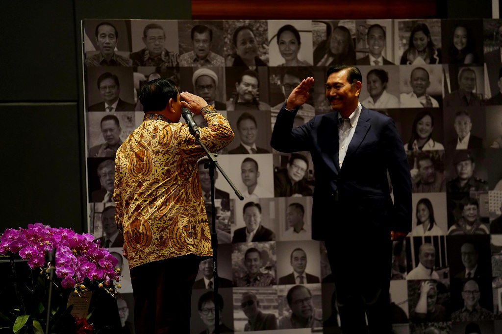 Prabowo Hadiri HUT ke-76 Luhut Binsar Pandjaitan, Kenang Masa-Masa Prajurit