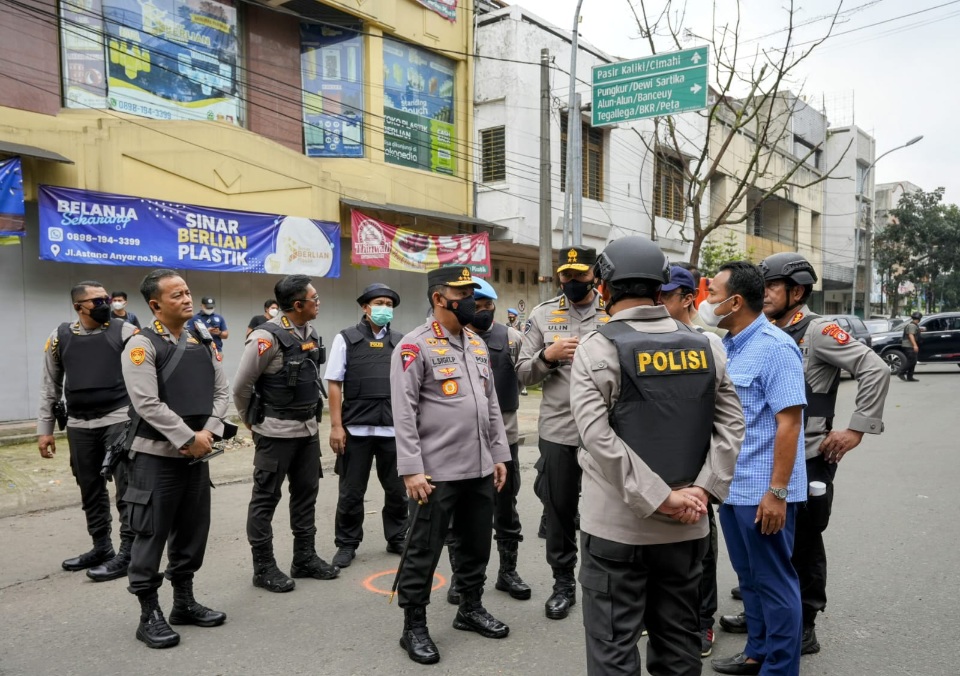 Kapolri Instruksikan Usut Tuntas Bom Bunuh Diri Polsek Astana Anyar