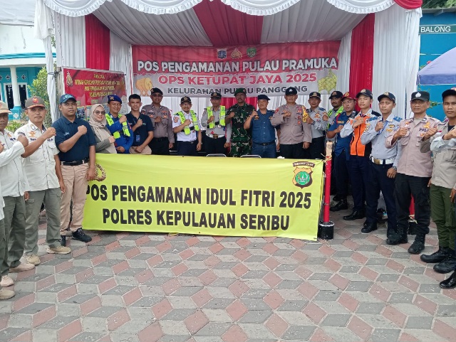 Pospam Lebaran 2025 Polsek Kepulauan Seribu Utara Siap Layani Pemudik dan Wisatawan dengan Humanis