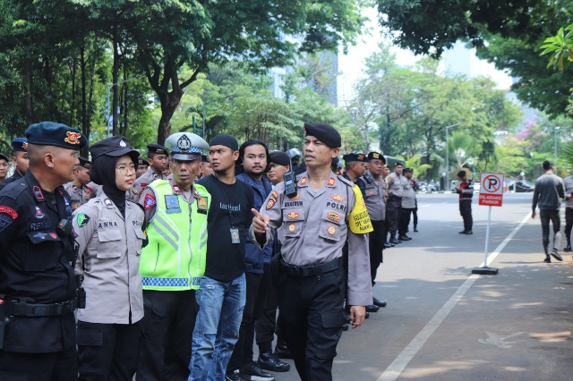 Ciptakan Rasa Aman Jelang Pemilu 2024, Polda Metro Jaya Gelar Patroli Skala Besar