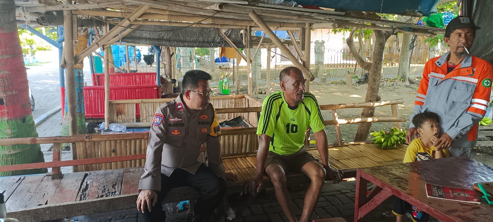 Aipda Masito Himbau Warga Pulau Untung Jawa Jaga Persatuan Pasca Pemilu 2024