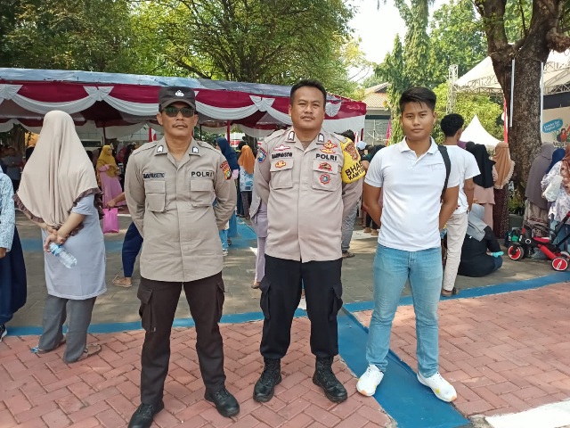 Polsek Kepulauan Seribu Utara Melaksanakan PAM Kegiatan Apresiasi dan Kompetisi Seni Bagi Pelajar dengan Kehadiran Bupati Kepulauan Seribu