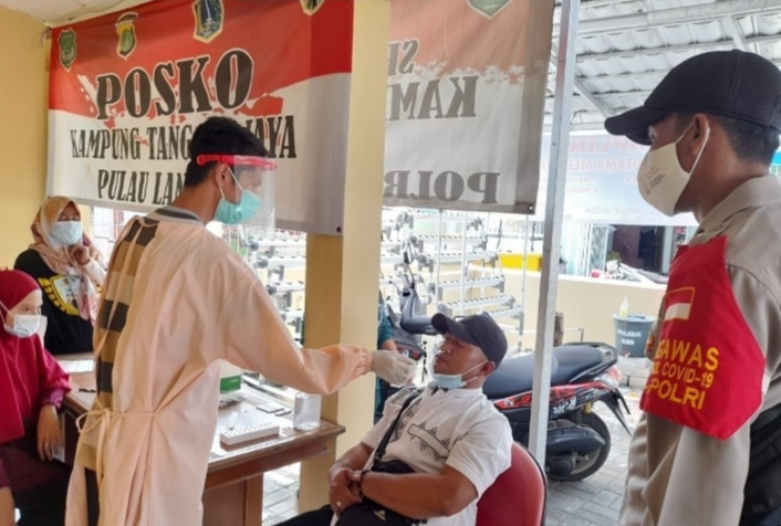 Kasus Aktif Covid-19 Tersisa 32, Polsek Kep Seribu Selatan Bertekad Kembali Ke Zona Hijau