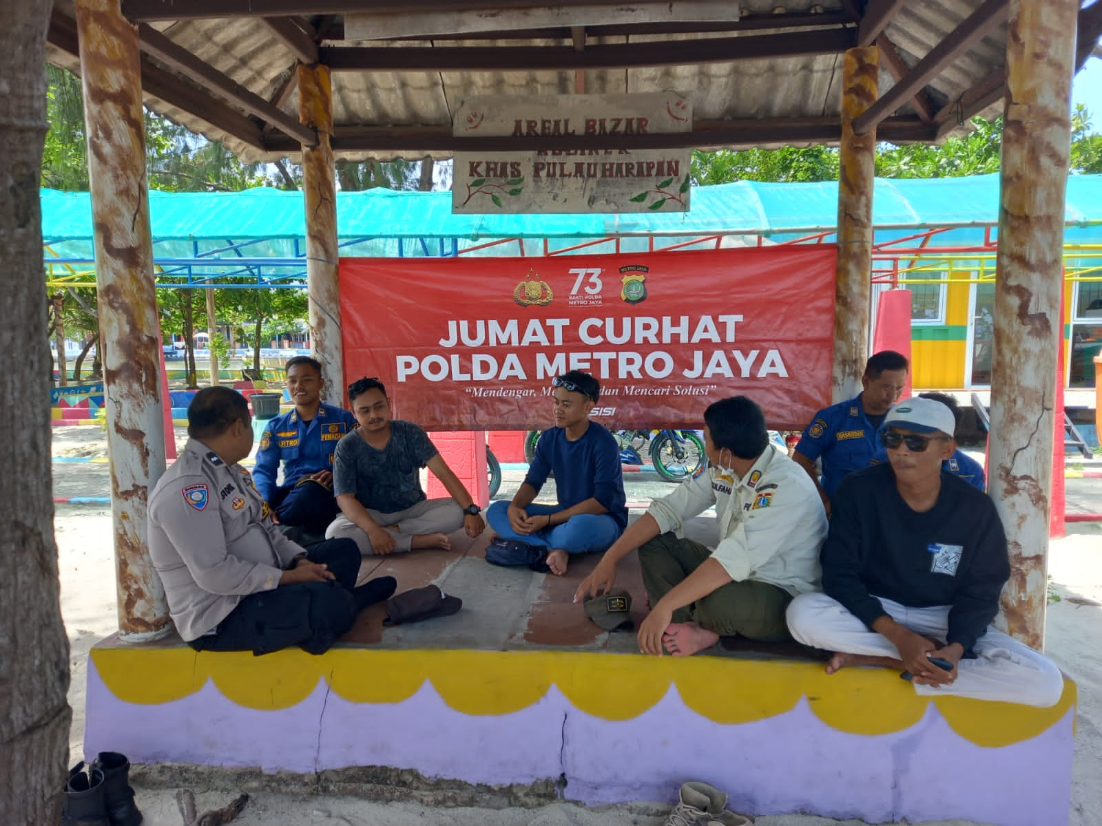 Curhat Warga Pulau Harapan Dalam Giat Jumat Curhat Polsek Kepulauan Seribu Utara