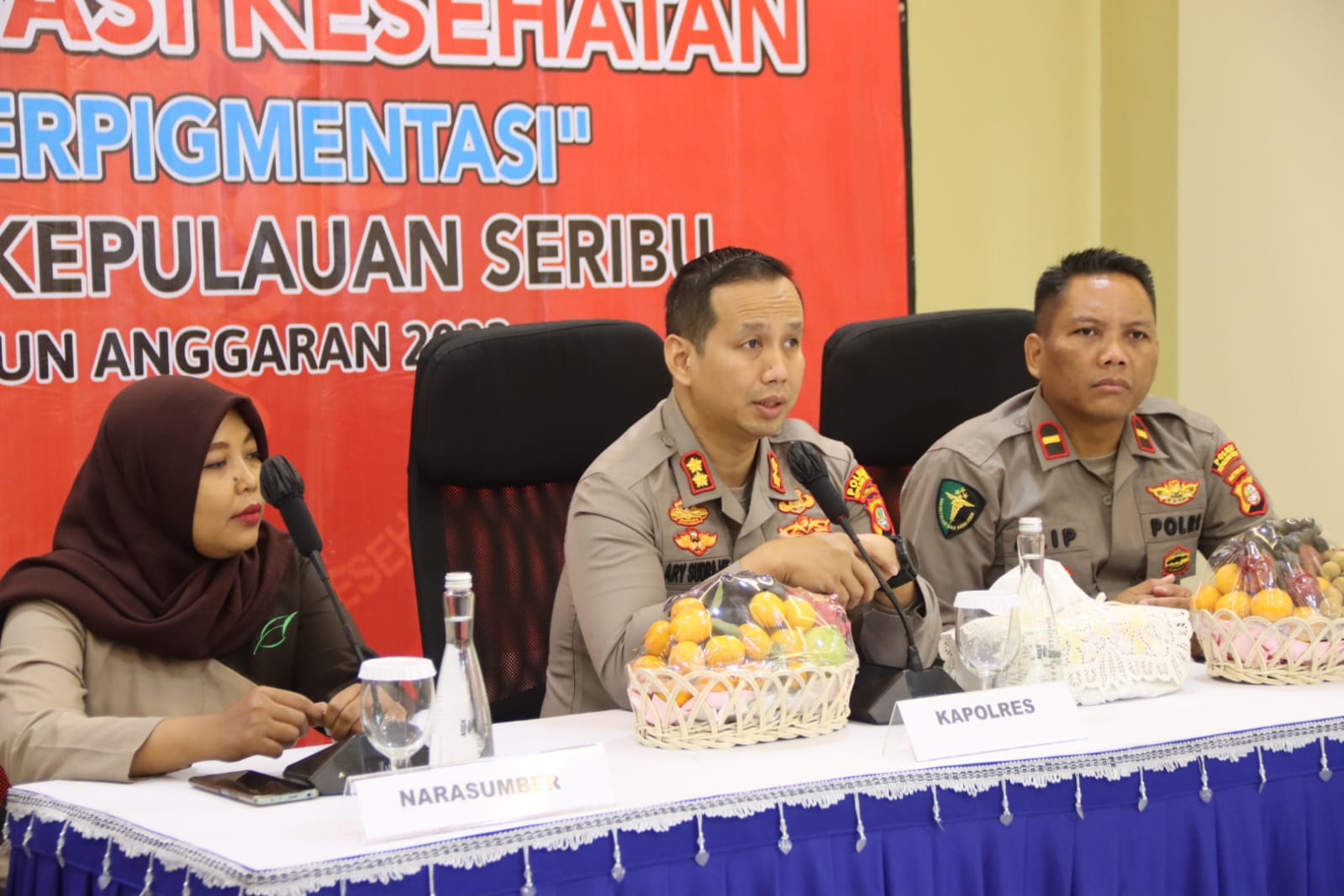 Undang Ahli, Sidokkes Polres Kep. Seribu Gelar Sosialisasi Hiperpigmentasi