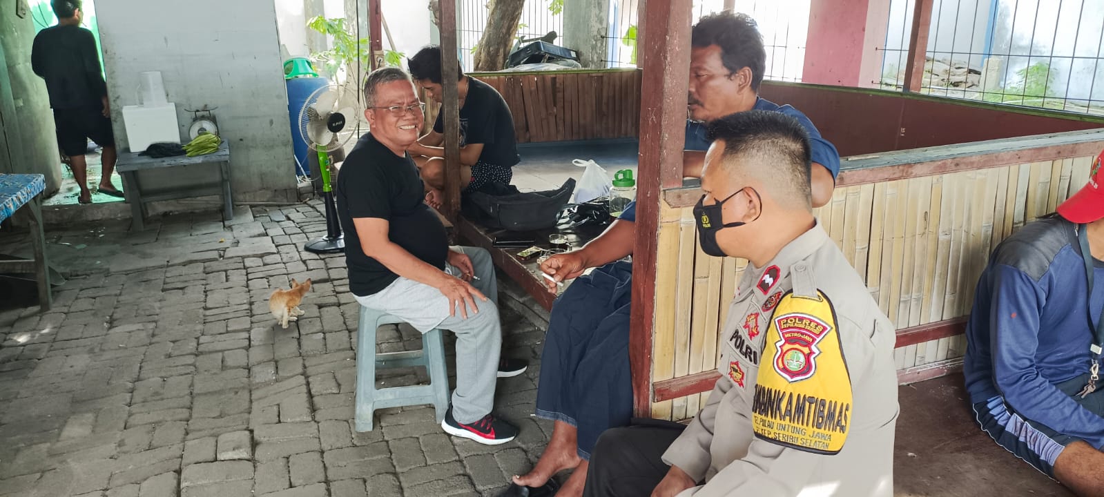 Sambang Bhabin, Kamtibmas Aman Akan Pengaruhi Rasa Nyaman Yang Dirasakan Masyarakat
