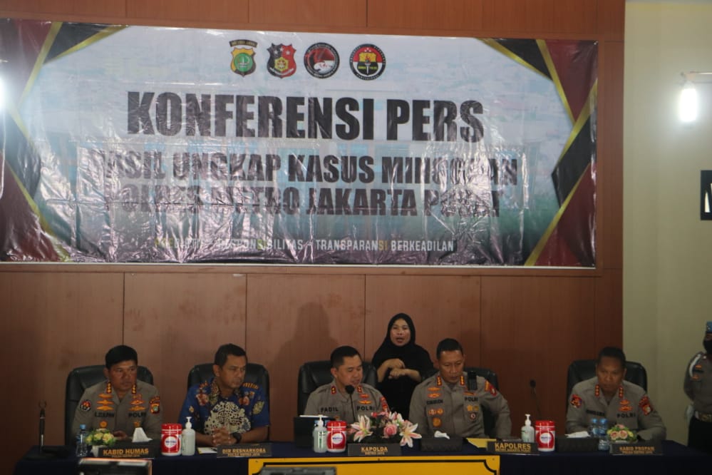 Polda Metro Jaya Ungkap Kasus Peredaran Narkotika Yang Melibatkan Irjen TM