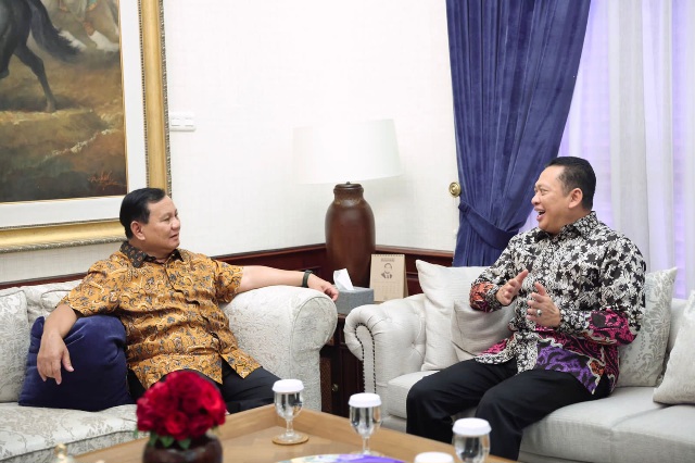 Sambangi Kediaman Prabowo, Bamsoet Minta Doa Restu untuk Pernikahan Putrinya