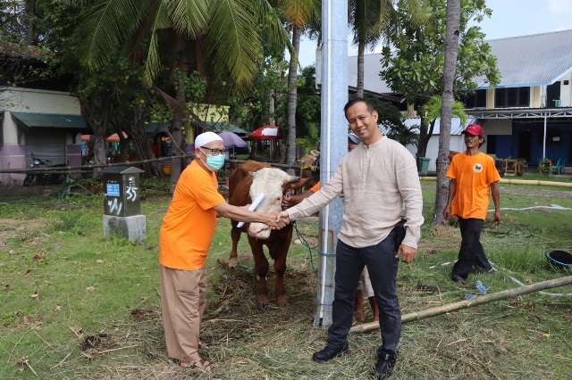 Polres Kepulauan Seribu Gelar Qurban Polri Presisi untuk Merayakan Hari Bhayangkara Ke-77