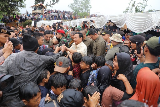 Resmikan 5 Sumber Air dari Kemhan-Unhan di Sukabumi, Prabowo: Ini Pengabdian untuk Masyarakat