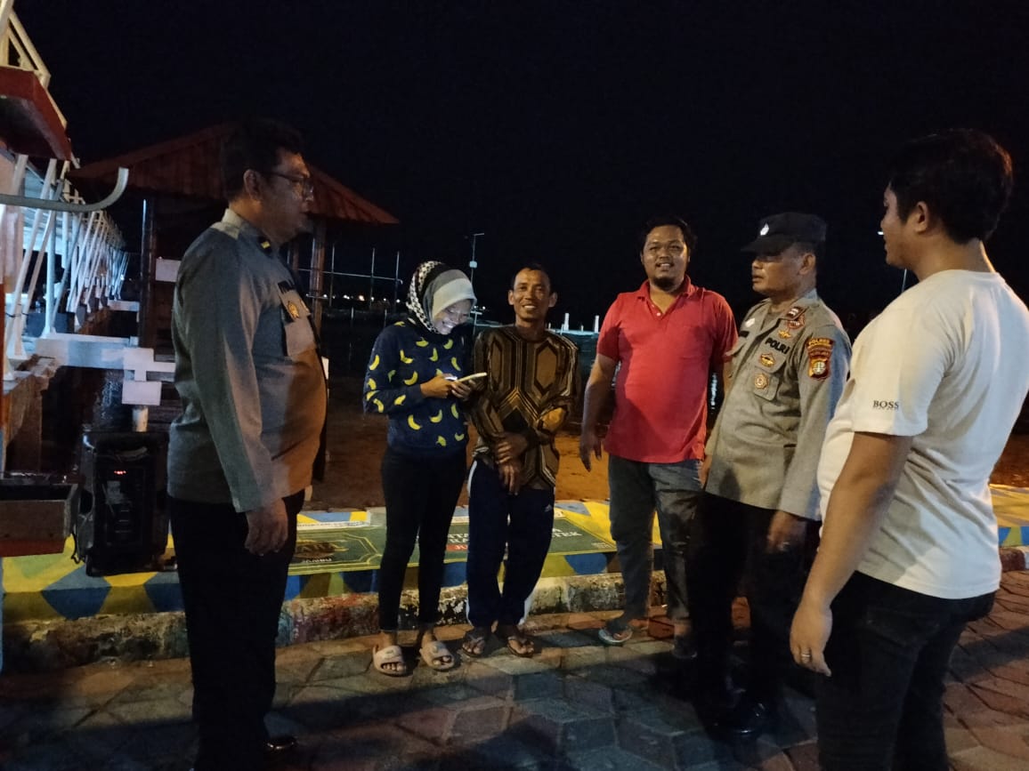 Pospam Pulau Pramuka Menjaga Keamanan dan Ketertiban Selama Perayaan Natal dan Tahun Baru