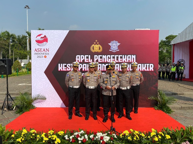 Kabaharkam Polri: Pimpin Apel Rolakir Persiapan Asean Summit Ke 43.