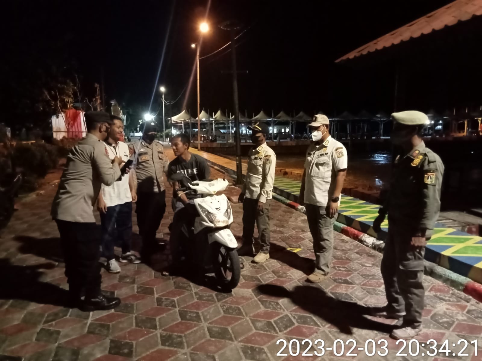 Patroli Malam, Polsek Kep. Seribu Utara Ciptakan Sitkamtibmas Aman dan Kondusif