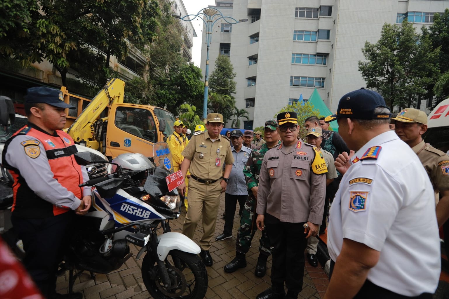 Forkopimko Jakarta Utara Siagakan Personel dan Sarpras Antisipasi Bencana Musim Hujan