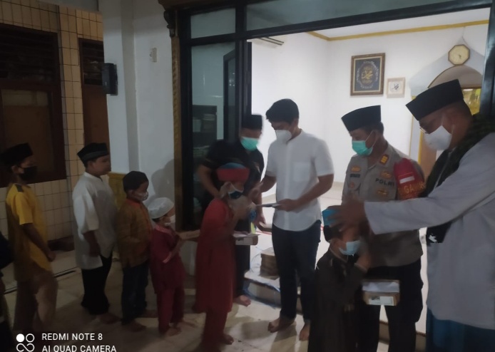 Polri Peduli, Polsek Pademangan Santuni 25 Anak Yatim Piatu