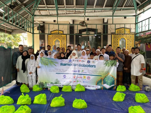 Ramadhan Berkah, Balkoters Santuni Puluhan Anak Yatim dan Dhuafa di Kebon Sirih