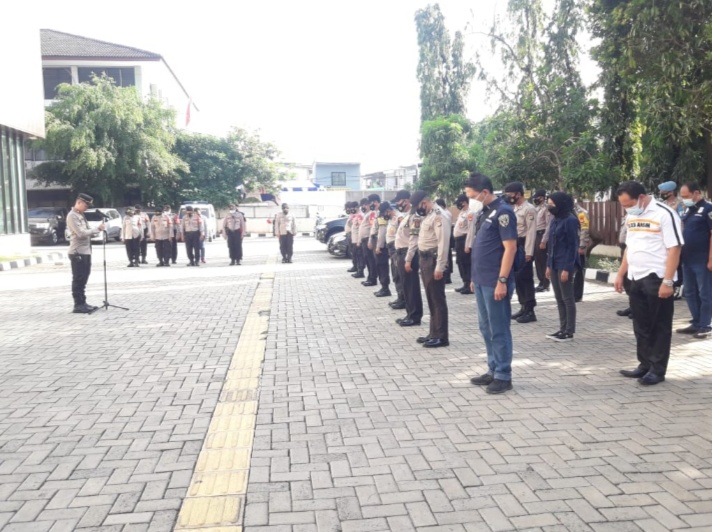 Pimpin Apel Pagi, Kapolsek Pademangan Minta Anggota Jaga Kebersihan Mako