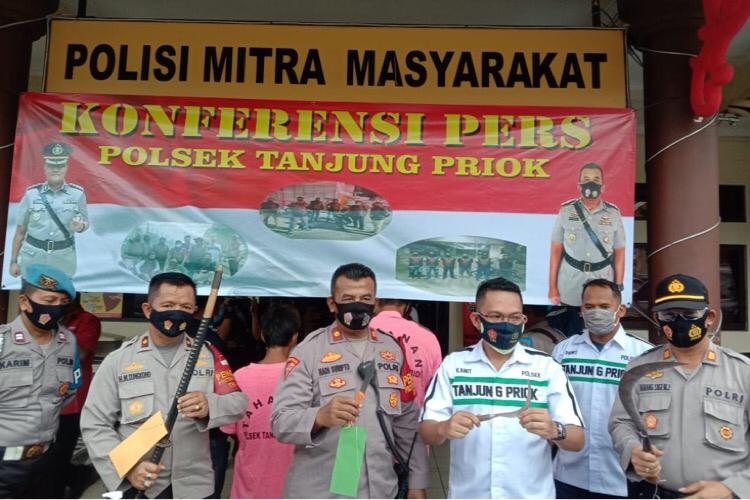 Pelaku Perampas Sepeda Motor Ojol, Dibekuk Satreskrim Polsek Tanjung Priok