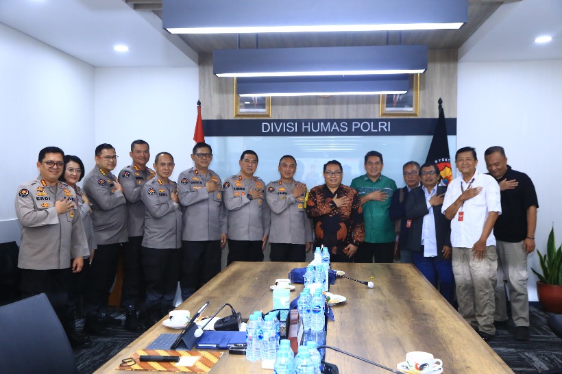Humas Polri dan SMSI Perkuat Kolaborasi Wujudkan Pemilu Damai