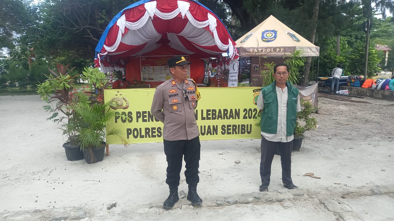 Polsek Kepulauan Seribu Selatan Siap Amankan Wisatawan dengan Pospam Ops Ketupat Jaya