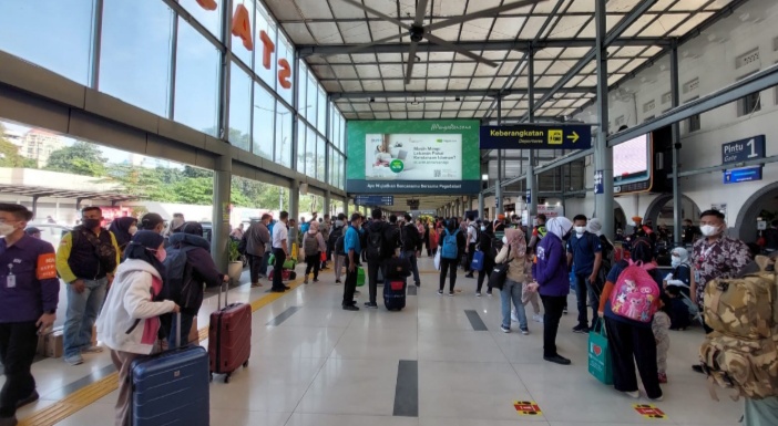 Stasiun Gambir dan Pasar Senen Tercatat Berangkatkan 651.427 Ribu Pemudik Kereta Api Selama Angkutan Lebaran