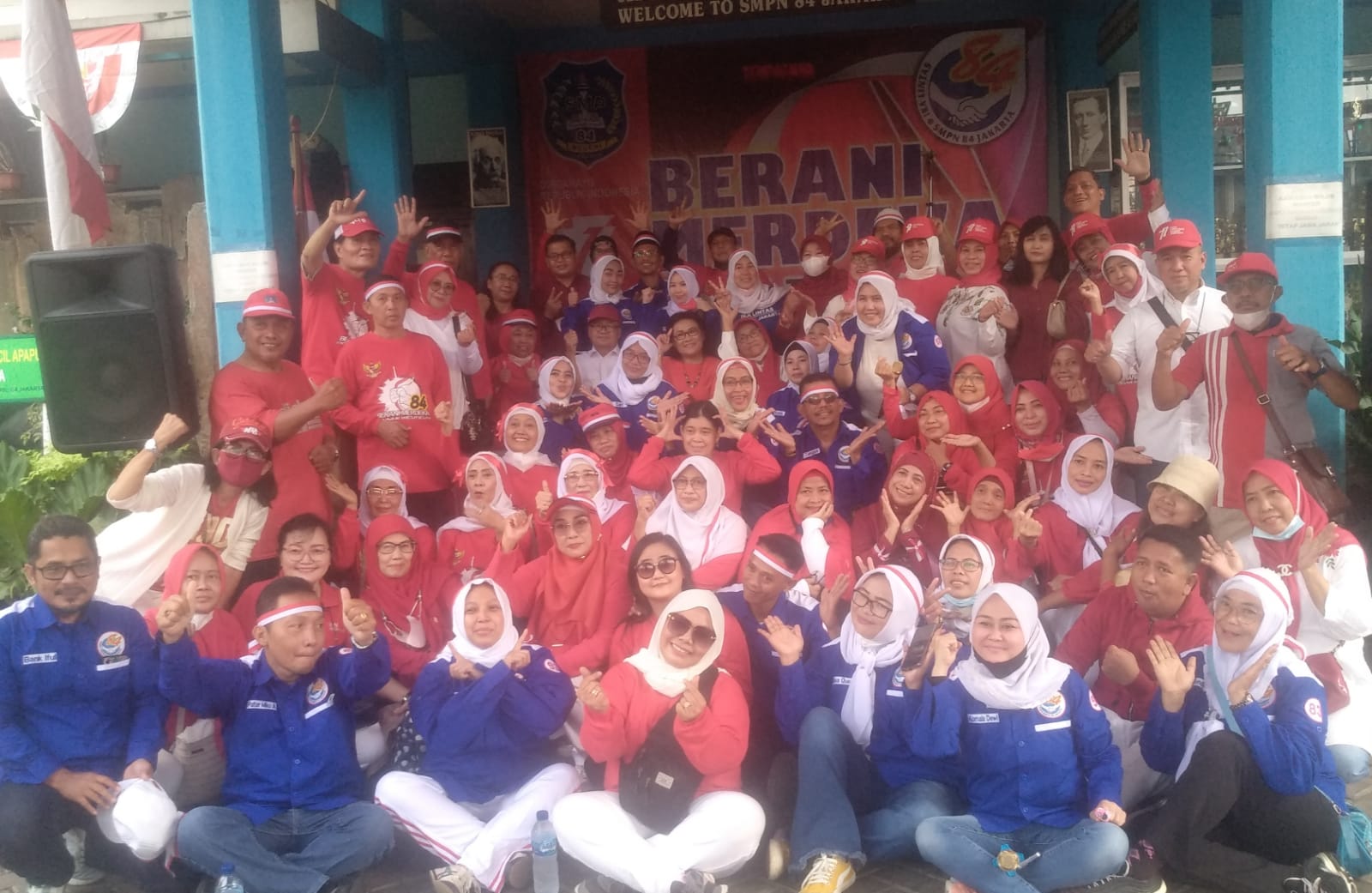 IKALINTAS 84 Gelar Upacara, Lounching Mars, Senam Sehat Bersama dan Lomba Tradisional Agustusan