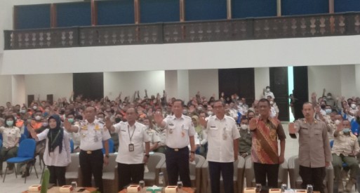 Sudinhubtrans dan Pol PP Jakut Diberikan Sosialisasi Saber Pungli