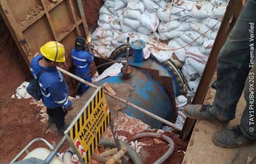 Gerak Cepat, PAM Jaya Pastikan Kebocoran Air di Jatiwaringin Bekasi Sudah Diperbaiki