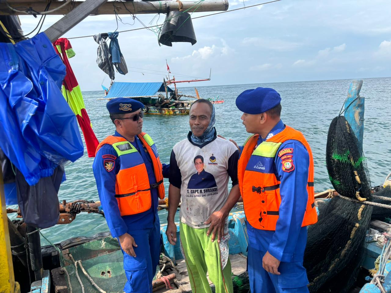 Satpolairud Polres Kepulauan Seribu Gelar Patroli Dialogis Laut, Antisipasi Kejahatan Perairan