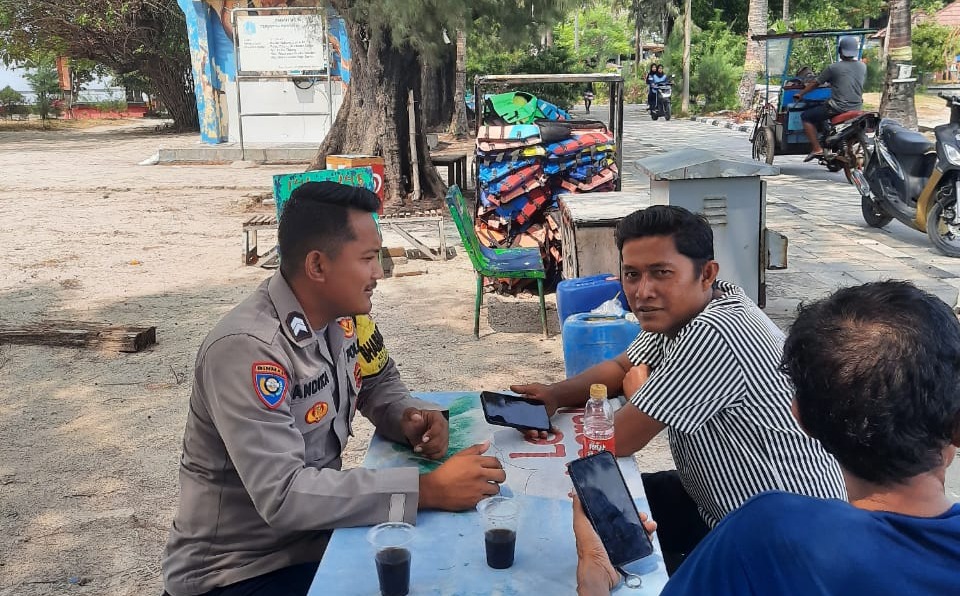 Bhabinkamtibmas Pulau Tidung Bangun Sinergi Warga dan Kepolisian untuk Jaga Kamtibmas