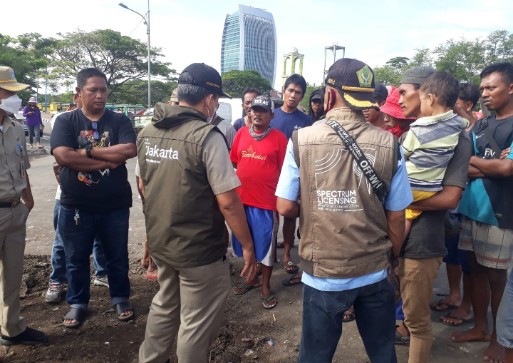 Bersama Unsur Terkait, Kapolsek Pademangan Pimpin Pengamanan Ibadah Gereja Alfonsus