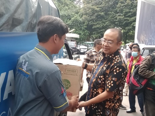 Peduli Korban Gempa, PAM JAYA Kirim Bantuan Ke Cianjur