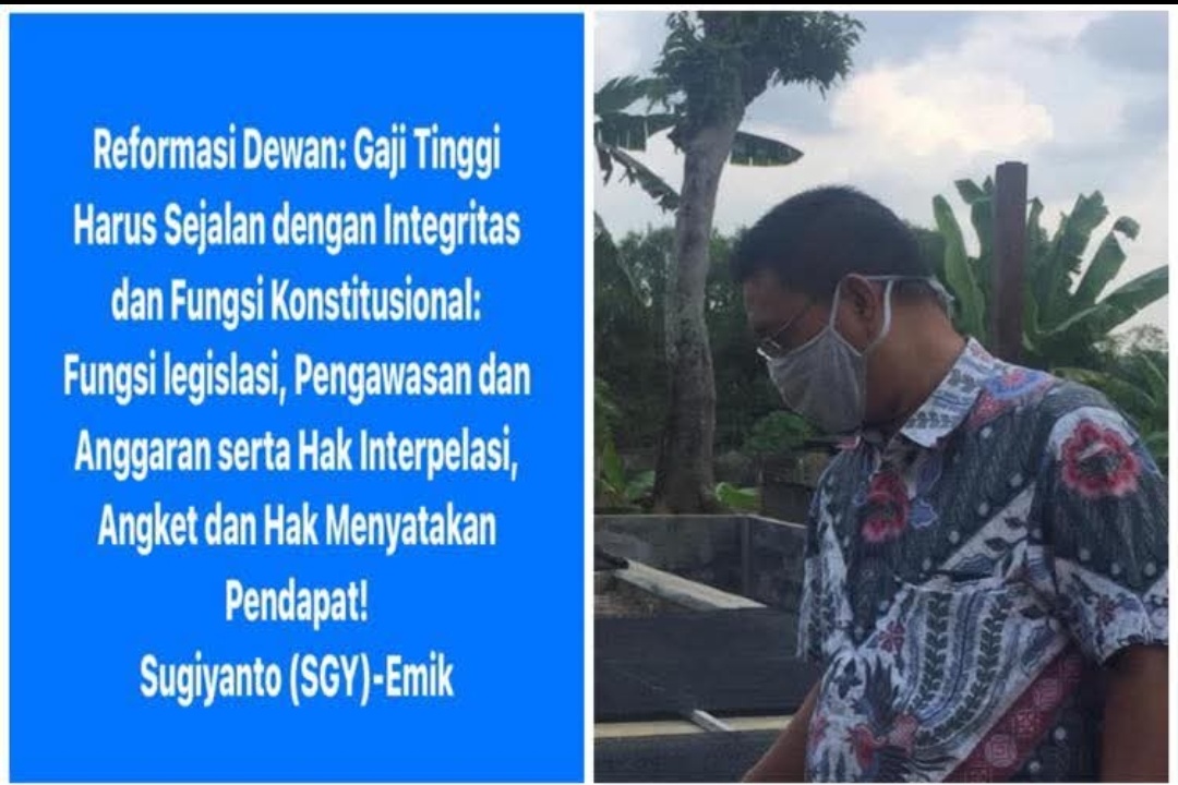 Reformasi Dewan: Gaji Tinggi Harus Sejalan dengan Integritas dan Fungsi Konstitusional