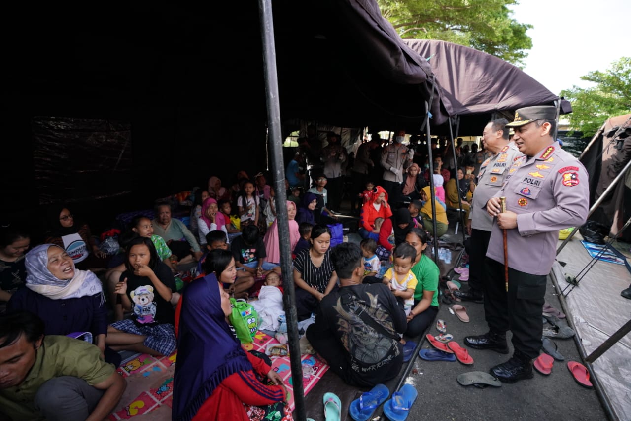 Kapolri Serap Aspirasi Masyarakat yang Jadi Korban Gempa Bumi Cianjur 