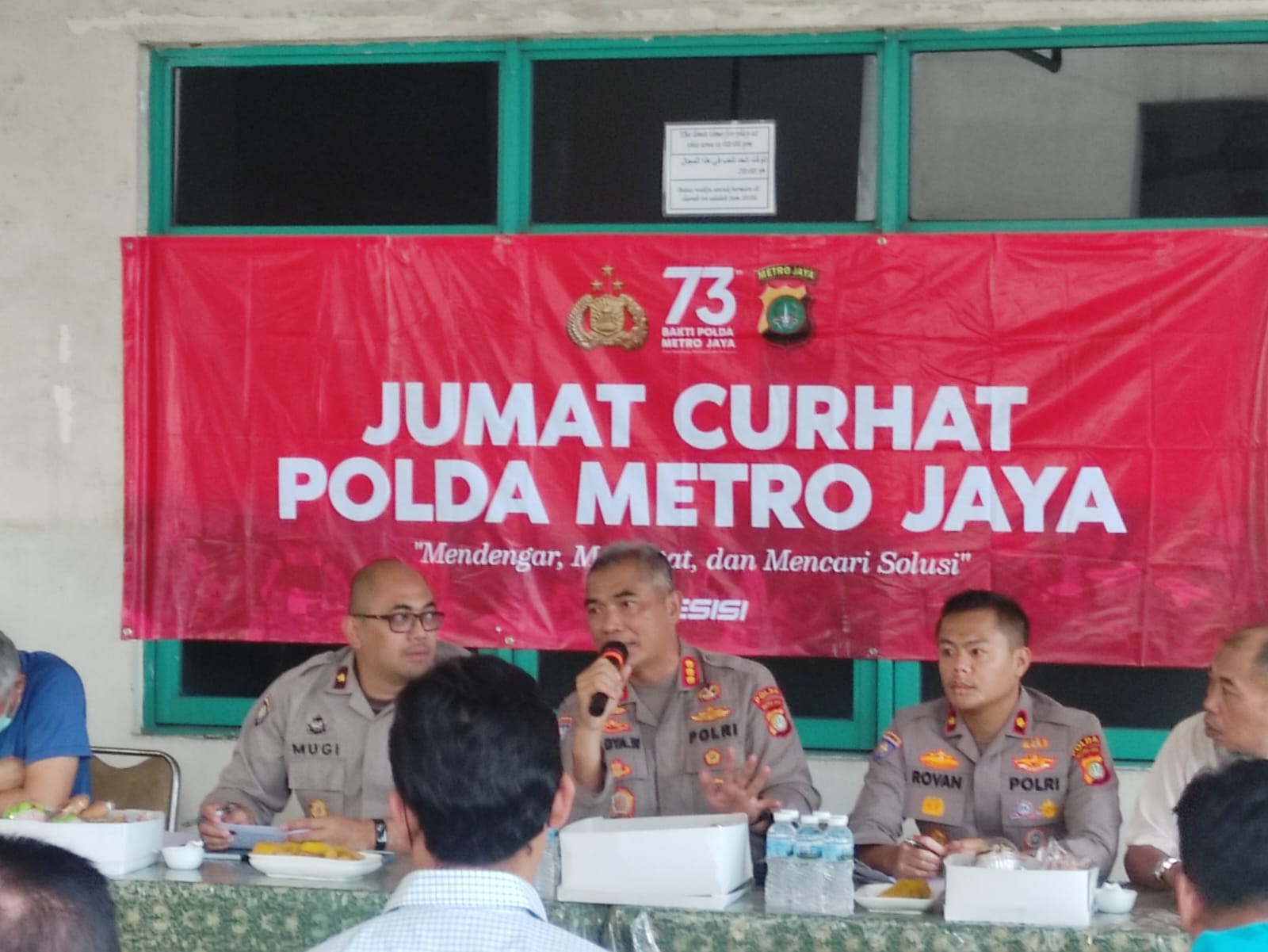 Ditbinmas Polda Metro Jaya Gelar Jumat Curhat Dengan Penghuni Apartemen di Kemayoran Jakpus