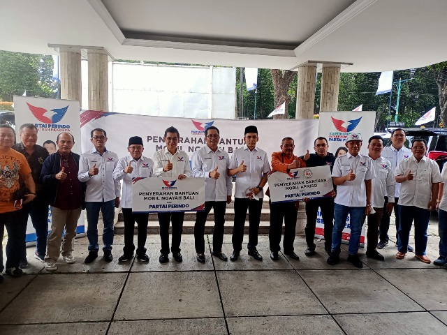 DPP Partai Perindo Bagikan Mobil 'Ngayah' ke DPW Bali