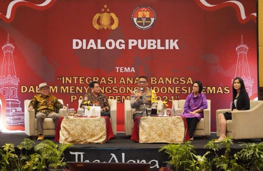 KAPOLDA DIY MENJADI PEMATERI DALAM DIALOG PUBLIK INTEGRASI ANAK BANGSA DALAM MENYONGSONG INDONESIA EMAS PASCA PEMILU 2024