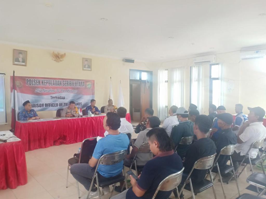 Antisipasi Peningkatan Jumlah Wisatawan, Kapolsek Kepulauan Seribu Utara Diskusi Dengan Para Penjaga Pulau Wisata