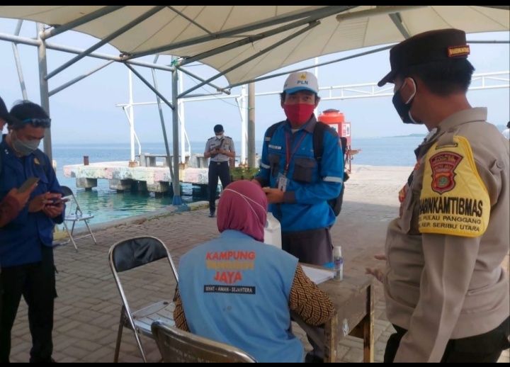 Posko KTJ Pulau Pramuka Testing Swab Antigen 9 Warga Yang Baru Tiba di Pulau, ini Hasilnya