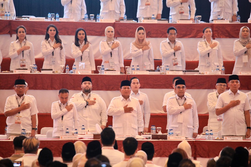 Pimpin Konsolidasi Nasional, Prabowo Ucapkan Terima Kasih pada Kader Gerindra