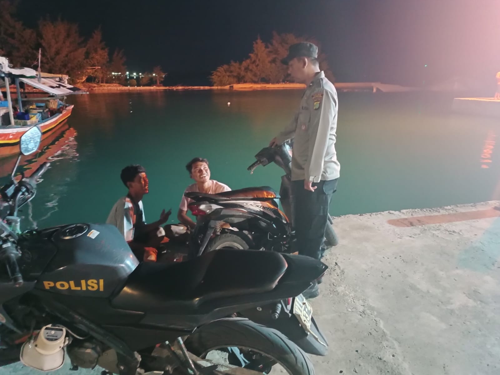 Patroli Malam Himbau Remaja Pulau Harapan Tidak Nongkrong Larut Malam