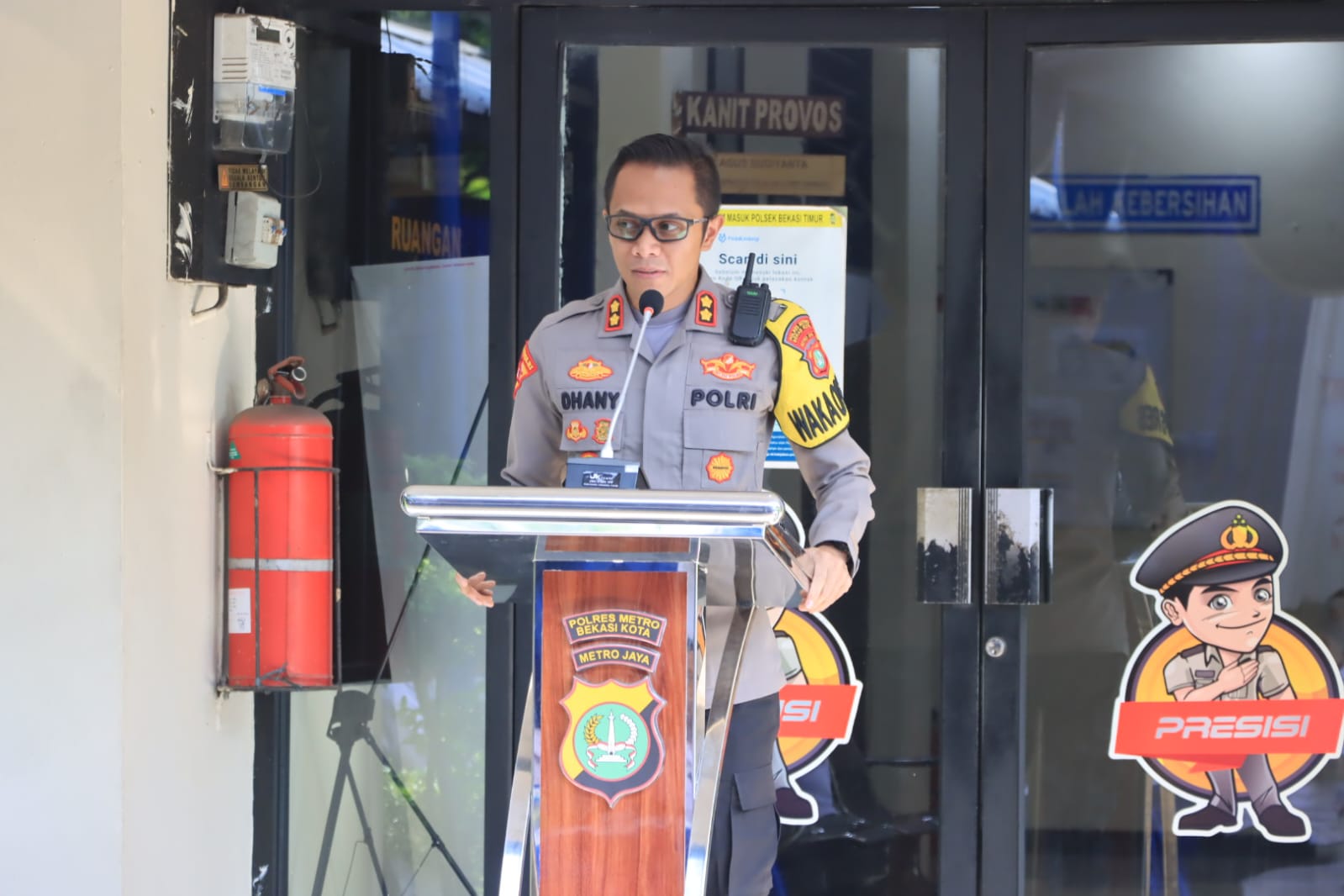 Waka Polrestro Bekasi Kota Resmikan Perubahan Nomenklatur 2 Polsek Di Jajaran Polres Metro Bekasi Kota