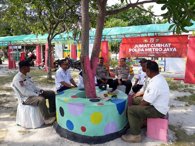 Curhatan Warga Pulau Harapan Kepada Bhabinkamtibmas Dalam Giat Jumat Curhat