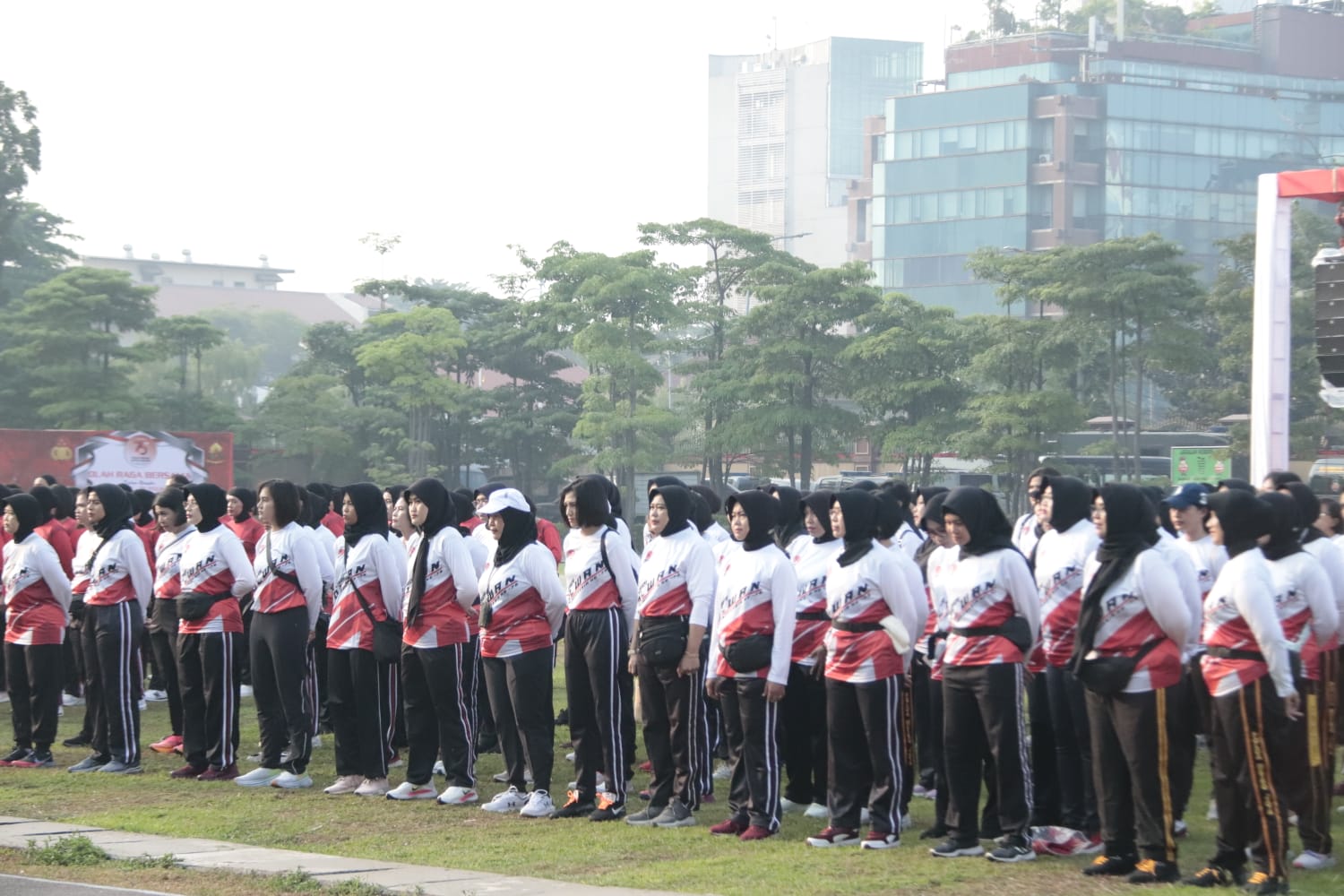 Rangkaian Hari Jadi  ke-75  Polwan RI Gelar Olahraga Bersama