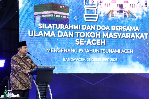 Prabowo Ungkap Kekaguman terhadap Kepemimpinan SBY saat Hadapi Tragedi Tsunami 2004